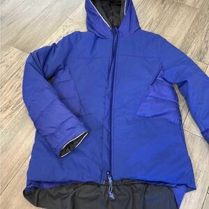 Ivivva Blue Puffer Jacket moonlight shine down jacket for girls